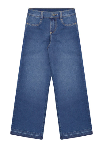 Pantalon Denim Recto Oscuro