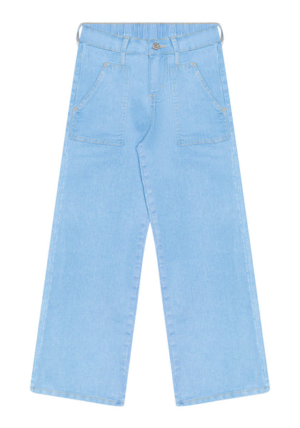 Pantalon Denim Recto Claro