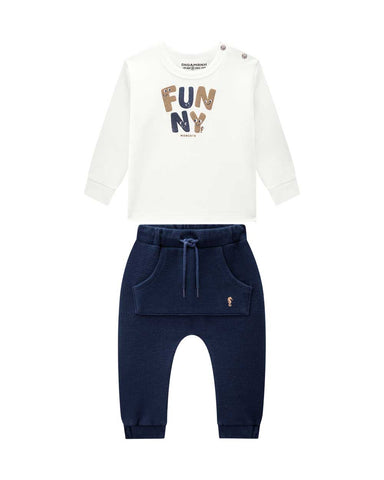 Conjunto OM Funny bebe