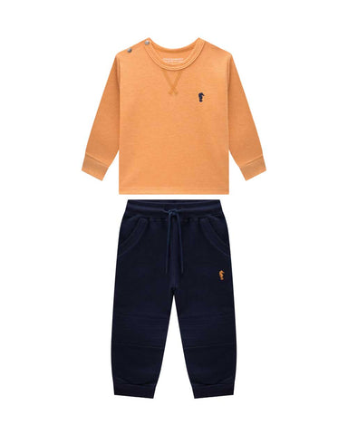 Conjunto OM Naranja Azul