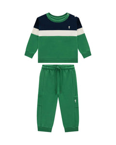 Conjunto OM Verde Tricolor