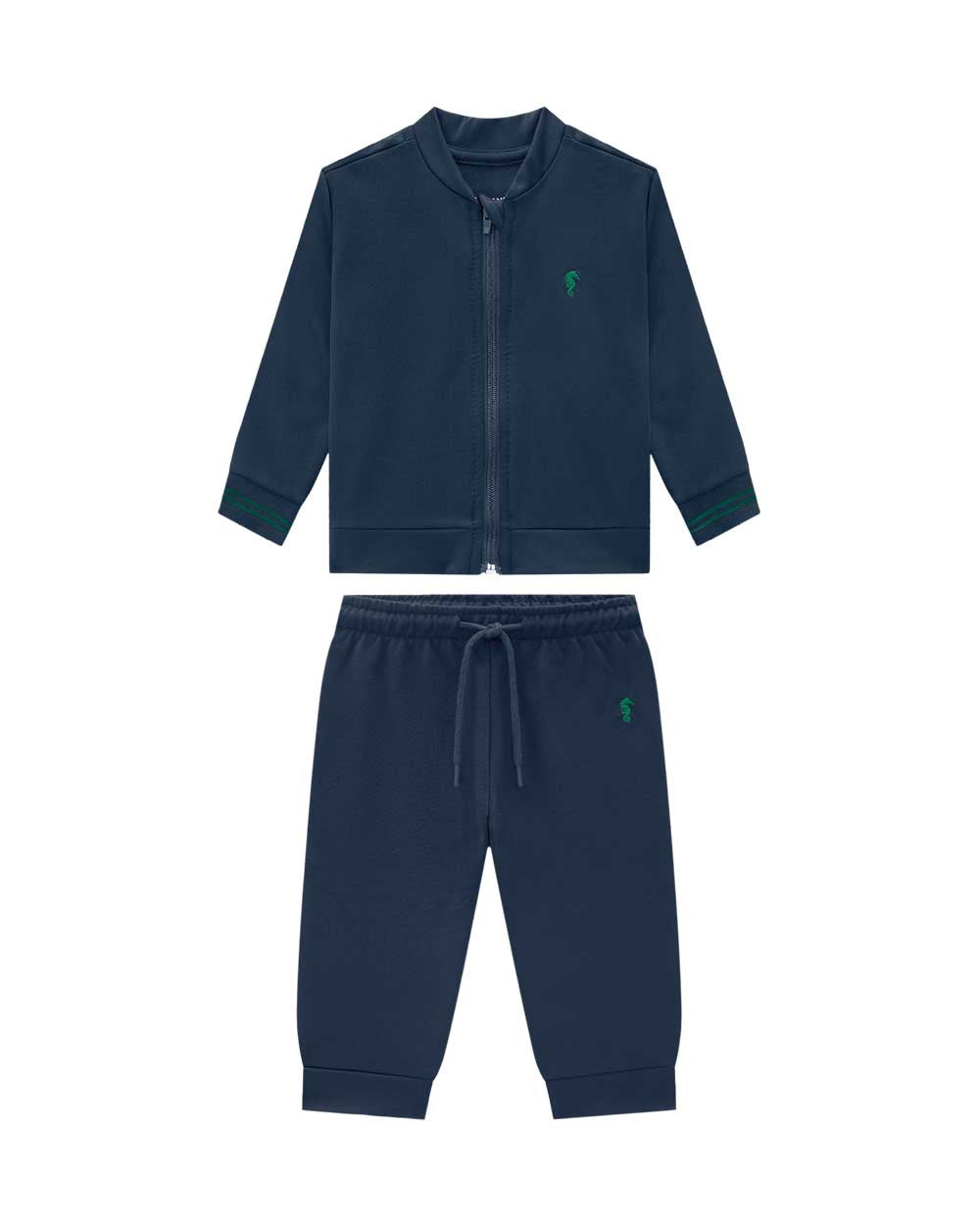 Conjunto OM Azul Liso