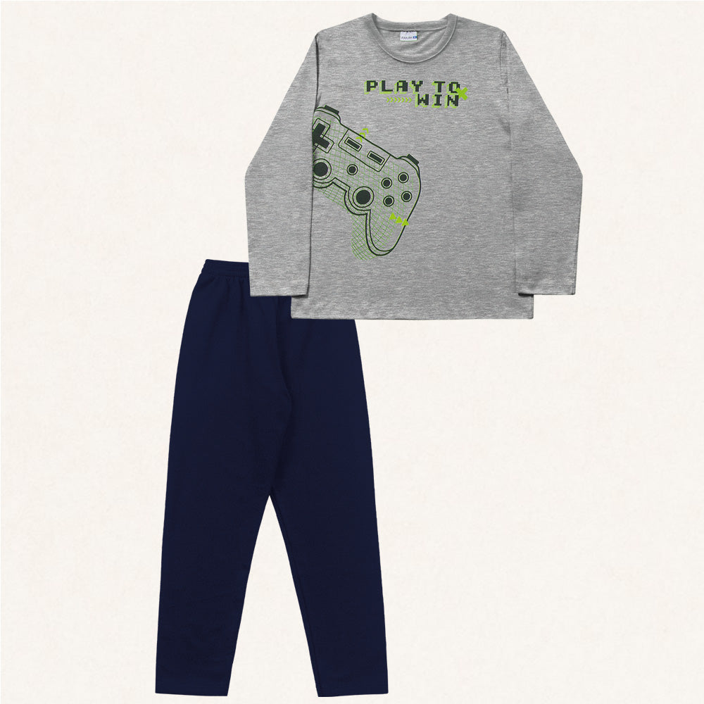 Conjunto Play Gris nene
