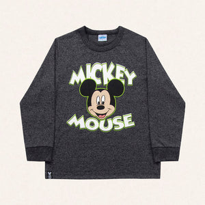 Remera Mickey Verde Gris