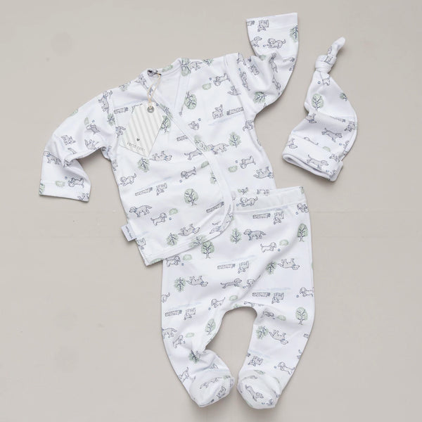 Set 3 Piezas Bebe Verte Reir Perrito