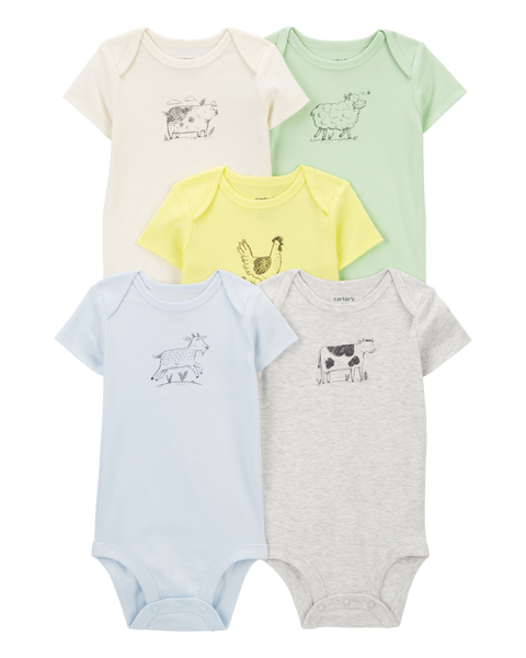 Pack x5 Bodys Carter´s  bebe