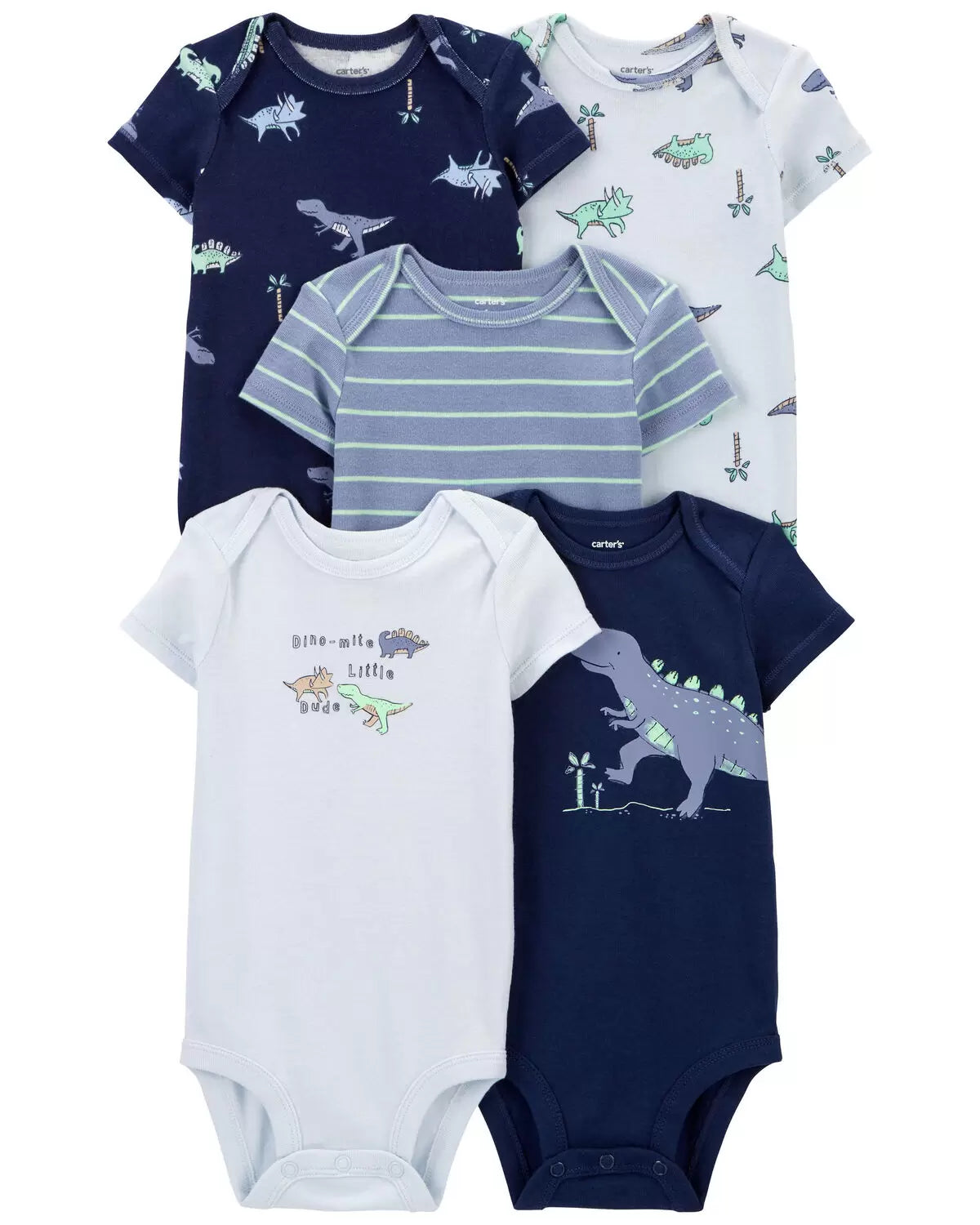 Pack de bodys Carter's Dino