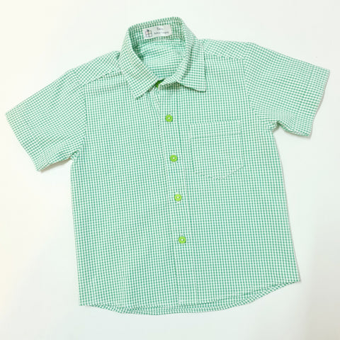 Camisa cuadritos verde