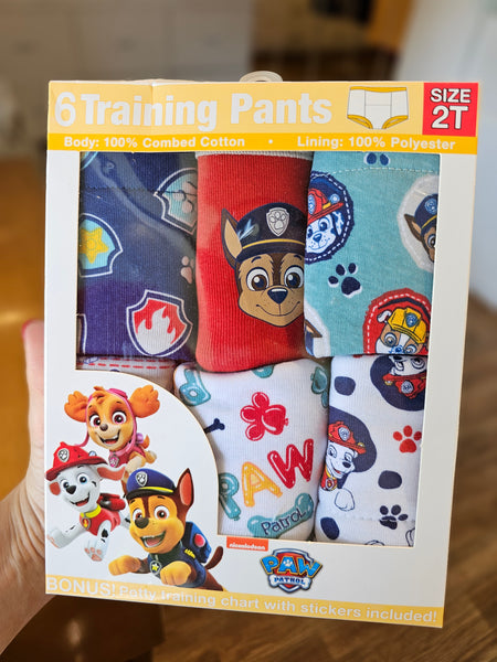 Pack interiores de entrenamiento Paw Patrol