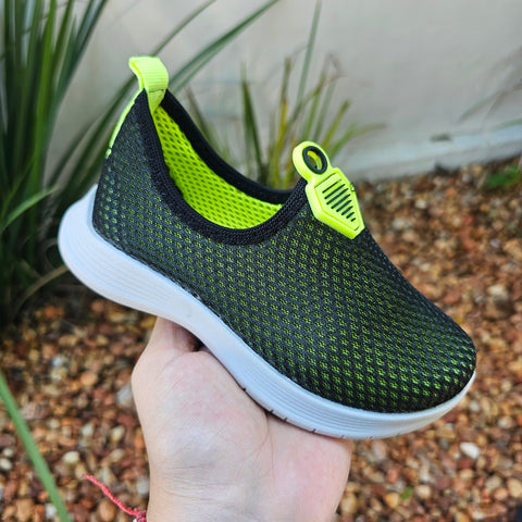 Calzado Negro Amarillo