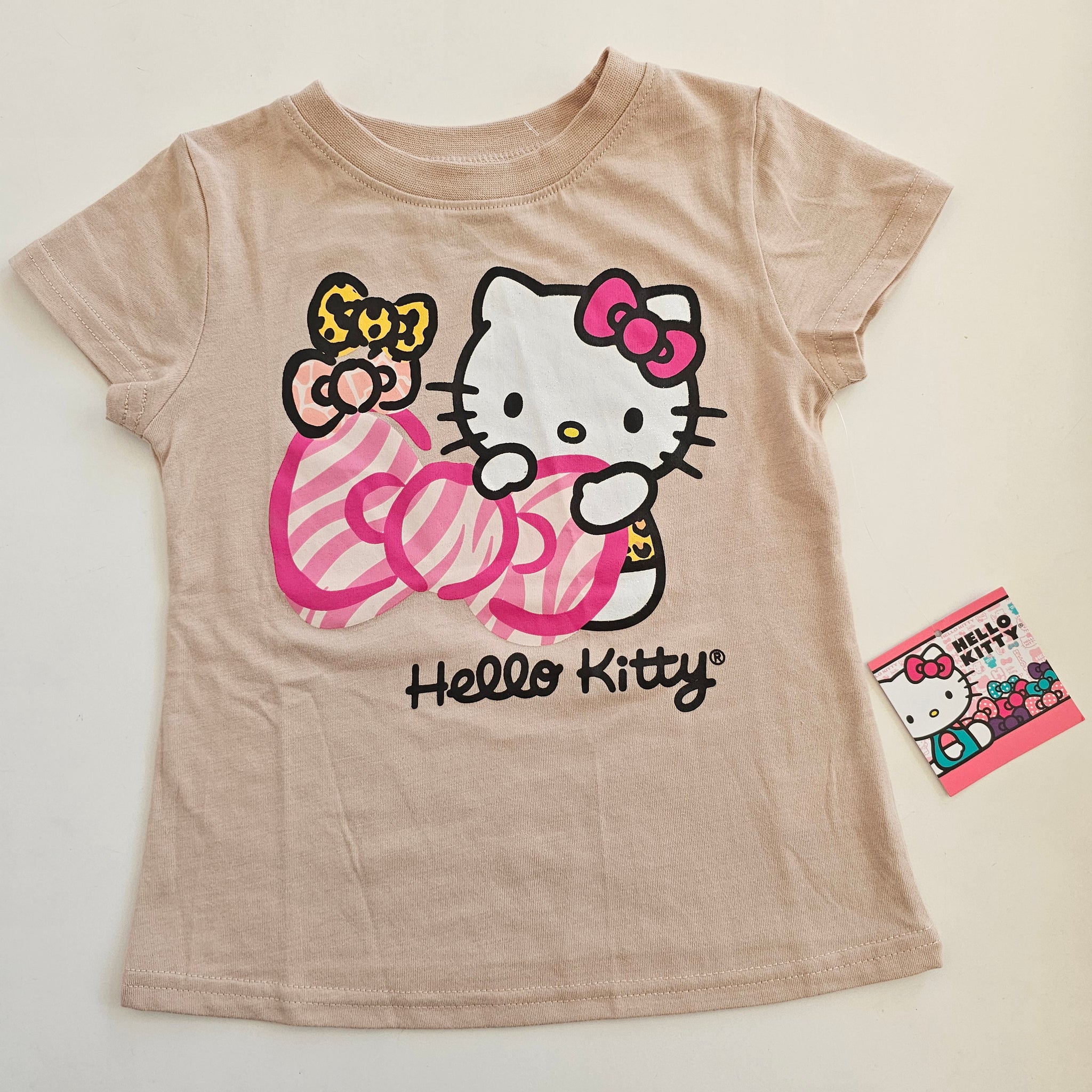 Remera Hello Kitty Beige