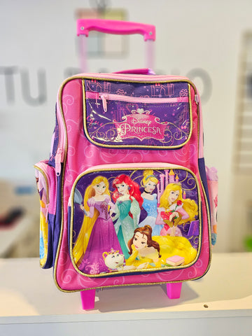 Mochila Princesas Con Rueditas