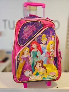 Mochila Grande Princesas Con Rueditas