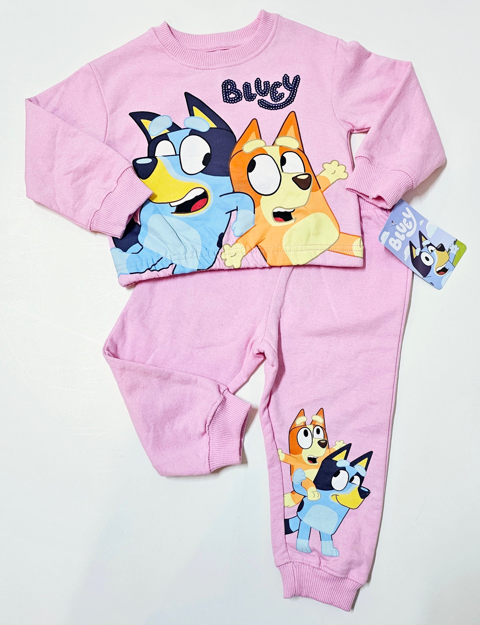 Conjunto Bluey Rosa