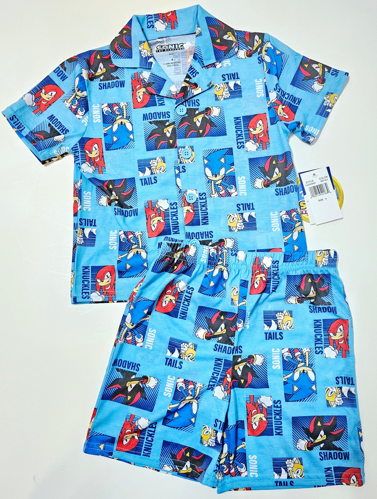 Pijama Sonic nene