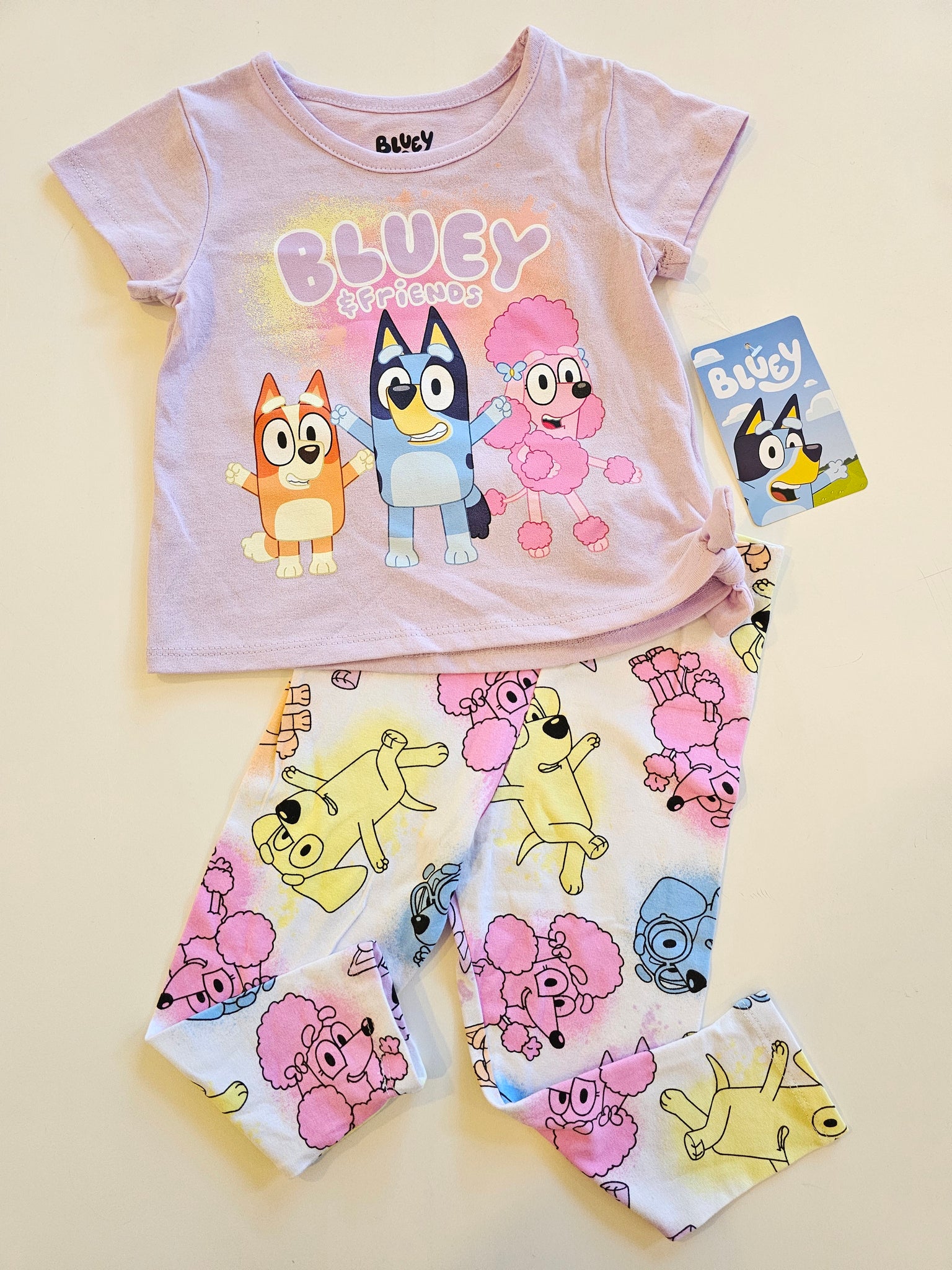 Conjunto Bluey Lila