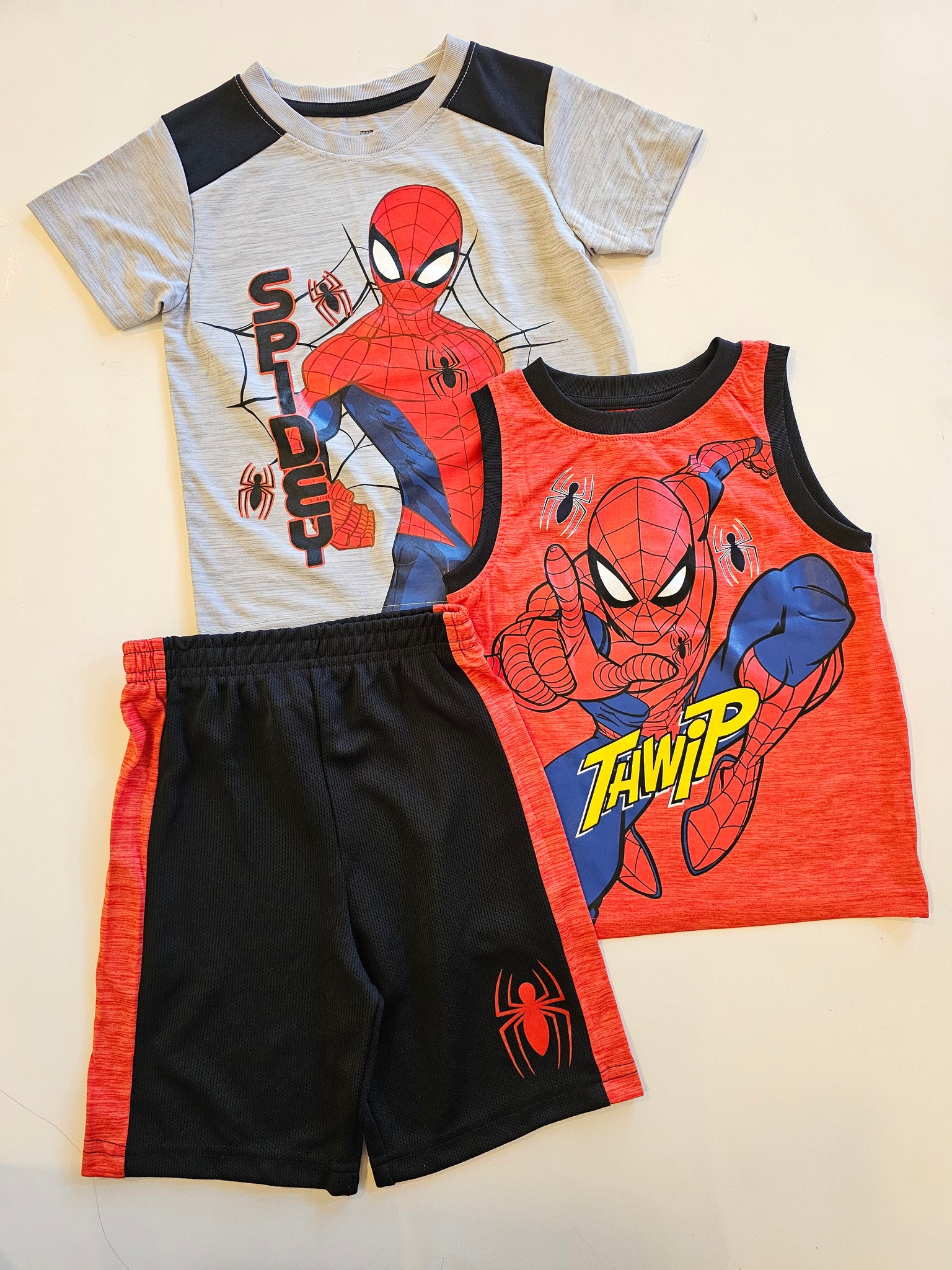 Set x3 Piezas Spiderman