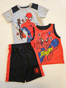 Set x3 Piezas Spiderman