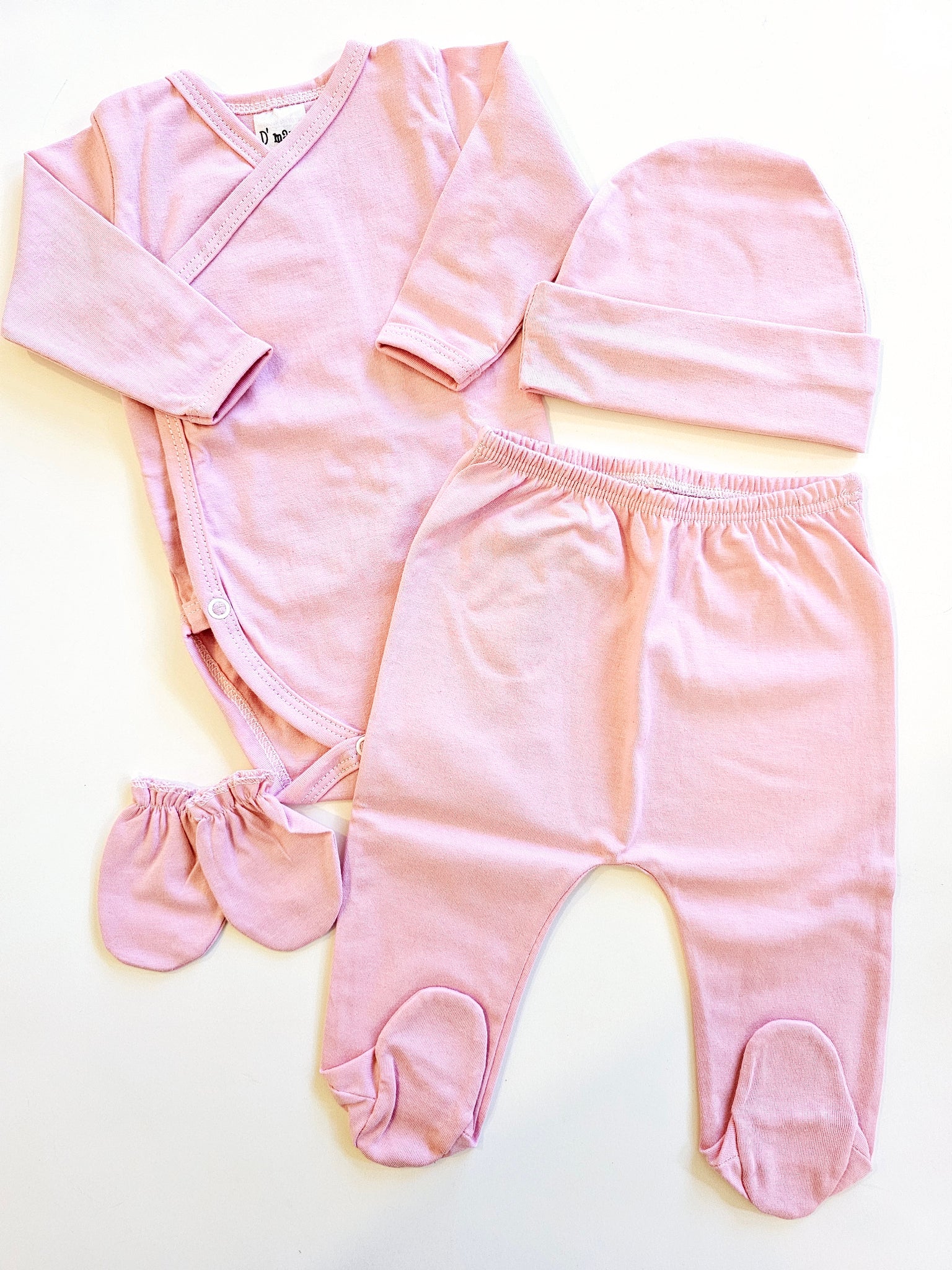Set x4 Piezas Rosa beba