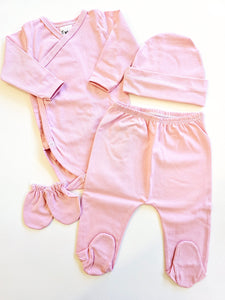 Set x4 Piezas Rosa beba