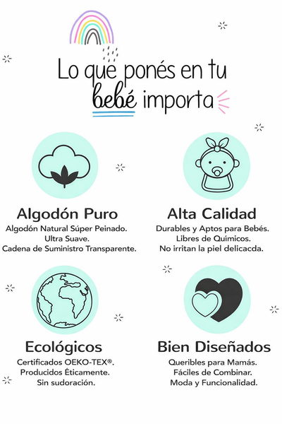 Pack x3   Bodys Blanco Little Stars