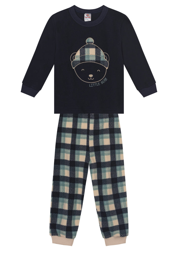 Pijama Osito Azul Micropolar
