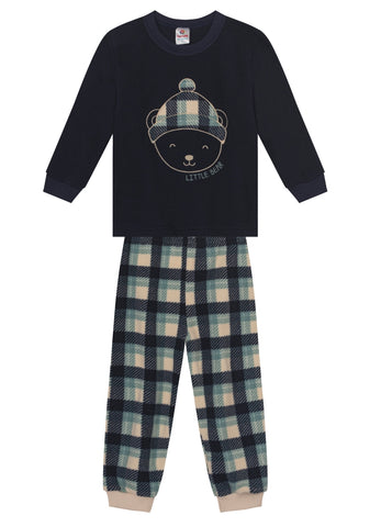 Pijama Osito Azul Micropolar