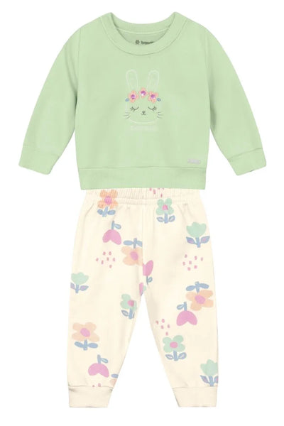 Conjunto Beba Frizado Verde