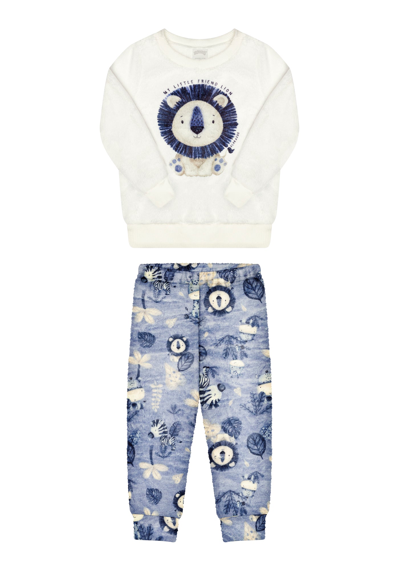 Conjunto Leon Azul Plush