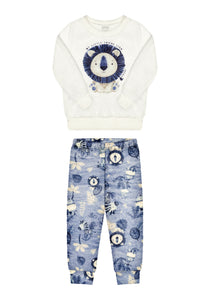 Conjunto Leon Azul Plush