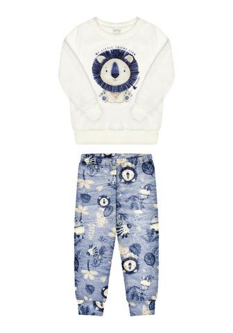 Conjunto Leon Azul Plush