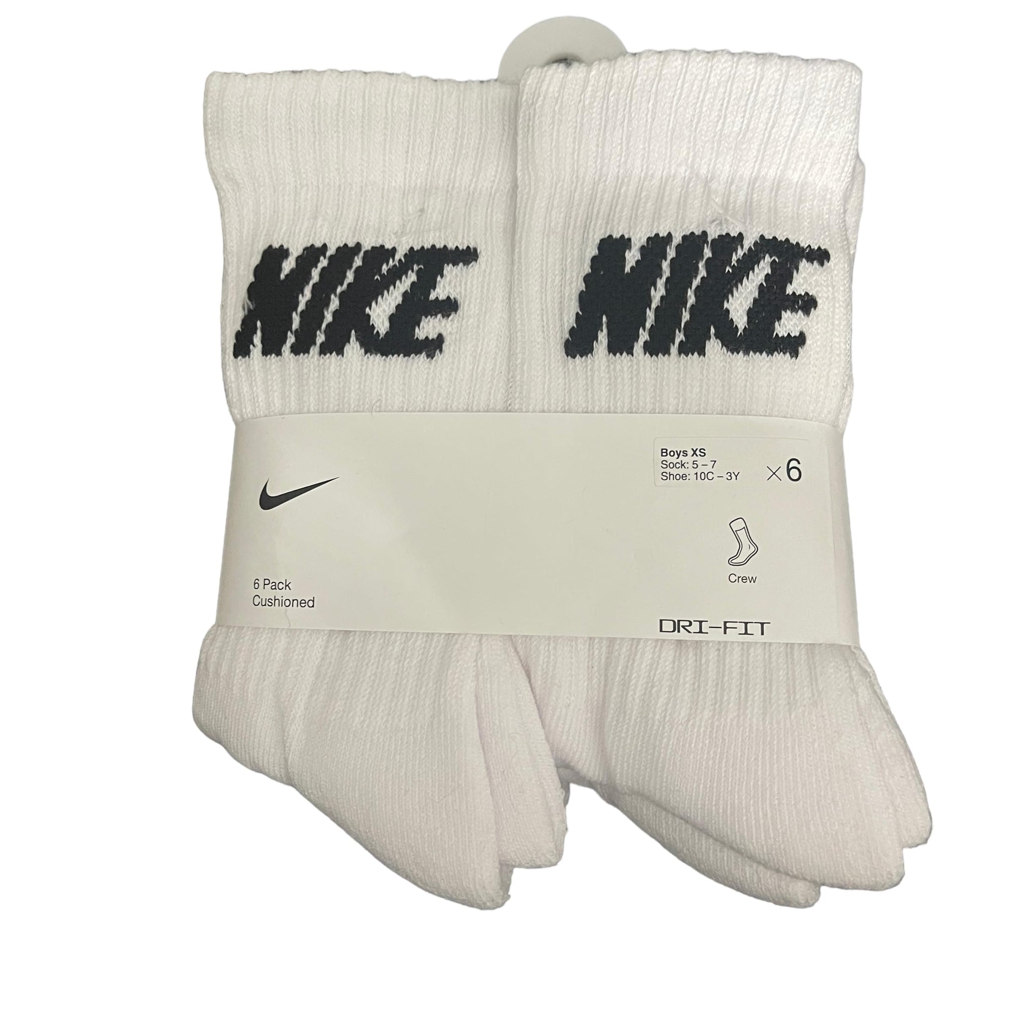 Pack x6 Medias Nike Largo Blanco