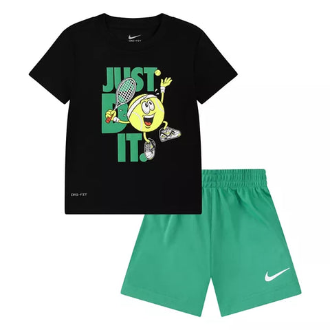 Conjunto Nike Drifit Negro Verde