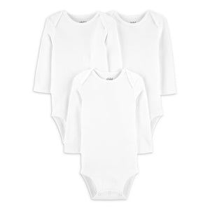 Pack x3 Bodys Carter's Blanco