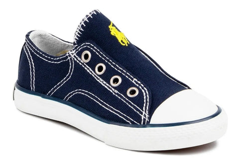 Calzado Polo Azul Sin Cordones