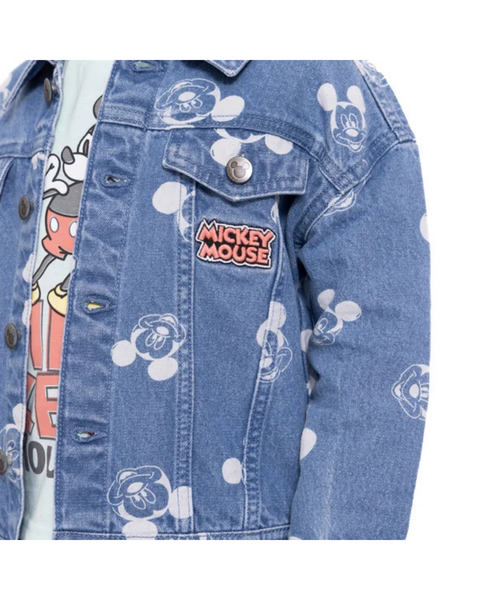 Set Campera Denim con Remera Mickey