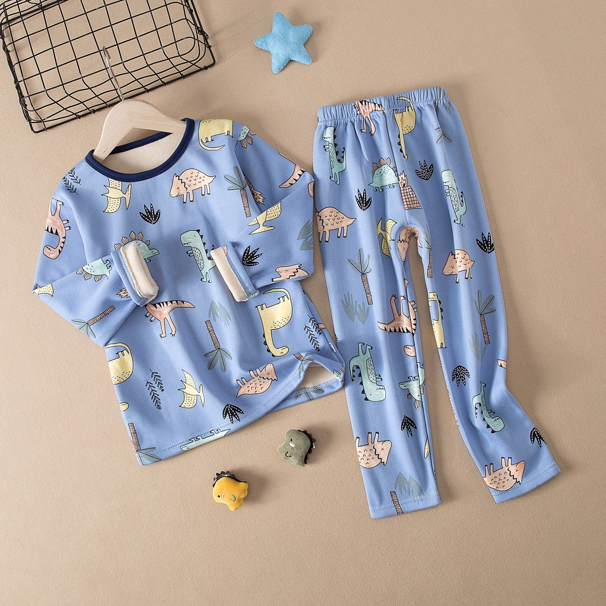 Pijama Frizado Dino nene