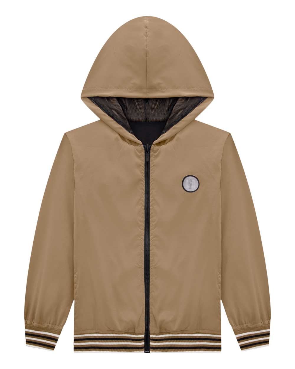 Campera Rompeviento Beige nene