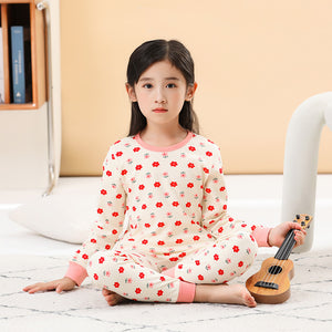 Pijama Algodón Flor Marfil