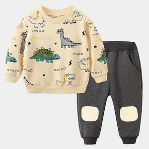 Conjunto Dino Claro Moleton