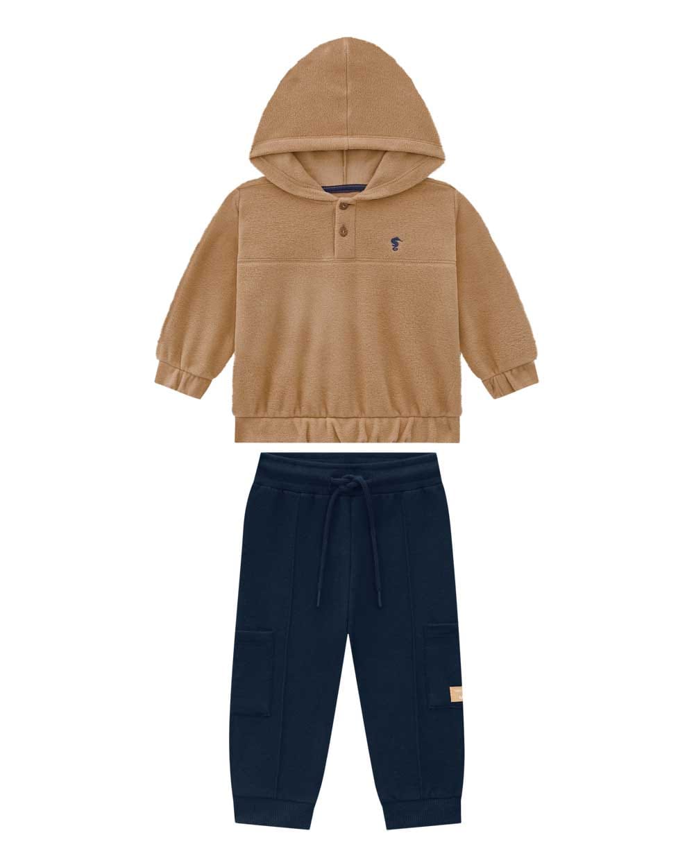 Conjunto OM Beige Azul