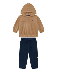 Conjunto OM Beige Azul
