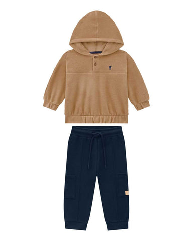 Conjunto OM Beige Azul