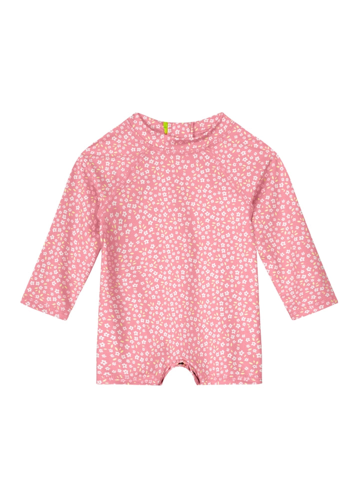 Enterito de Baño Rosa Flores