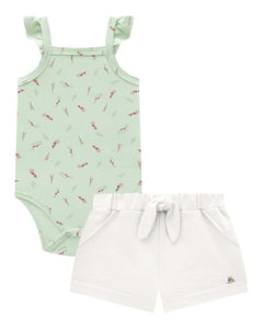 Conjunto Verde Menta beba