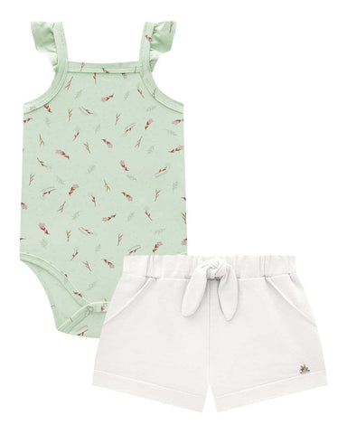 Conjunto Verde Menta beba