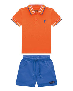 Conjunto OM Naranja Azul