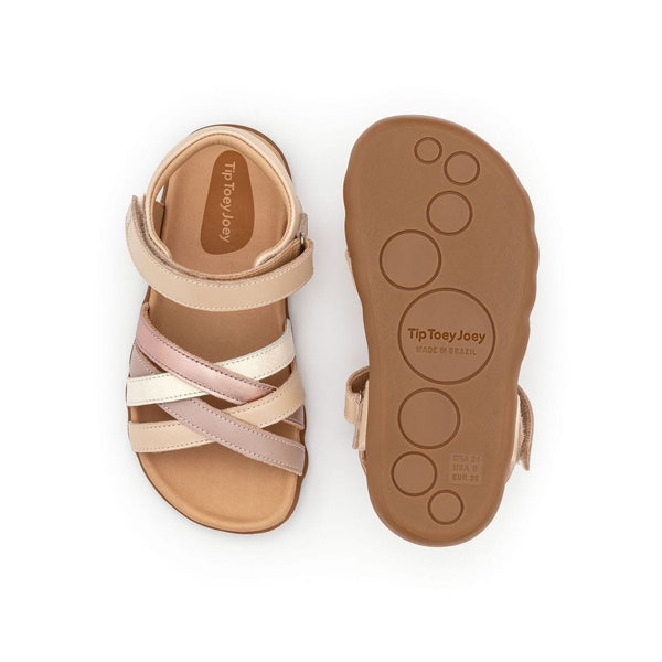 Sandalia Tip Toey Joey Criss Cross Pink