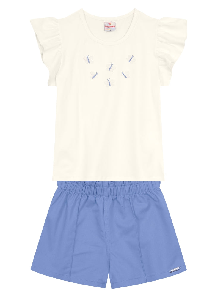 Conjunto Mariposas Blanco