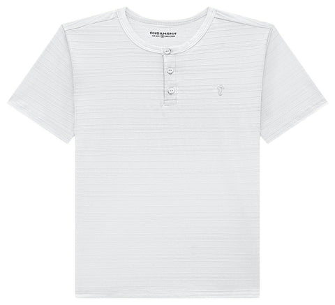 Remera OM Blanco Botones